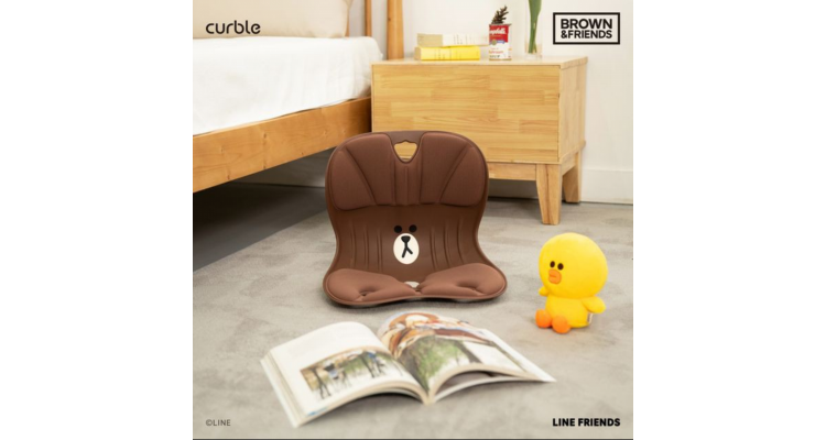 Line Friends meets Curble 座垫