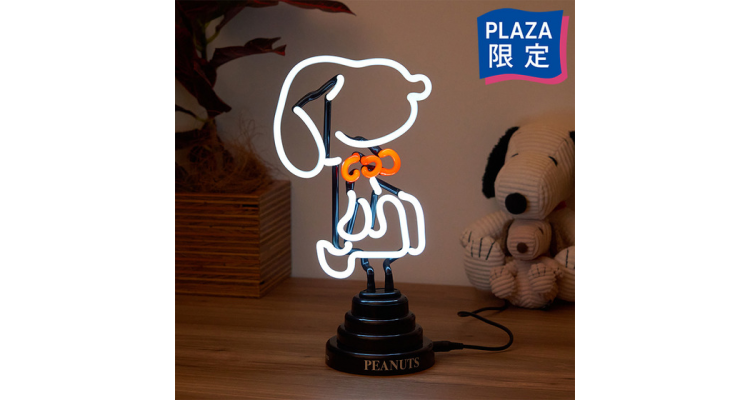 史努比霓虹灯