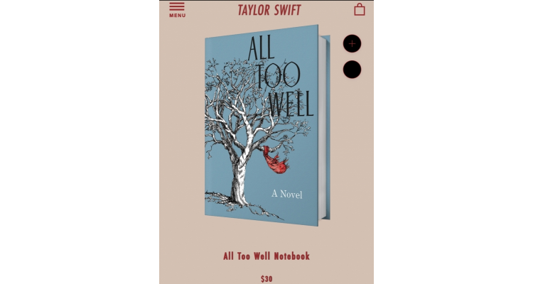 All Too Well笔记本