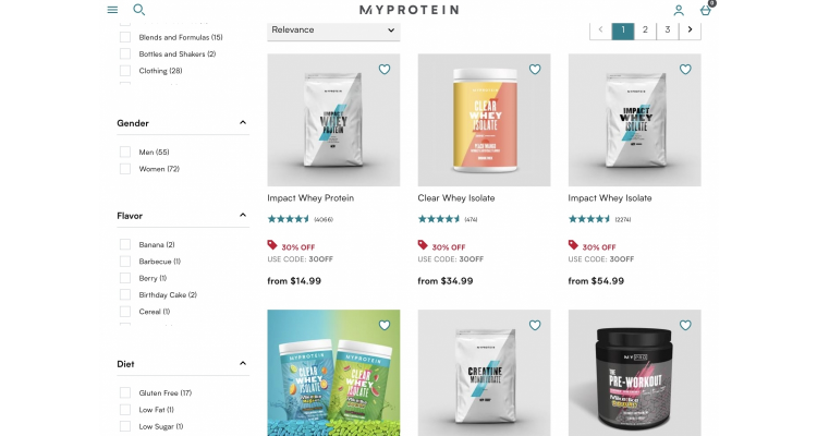 MYPROTEIN 优惠