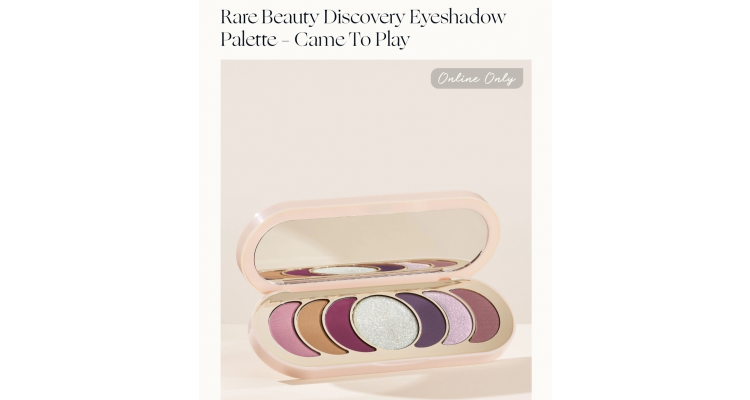 rare beauty “came to play”眼影盘