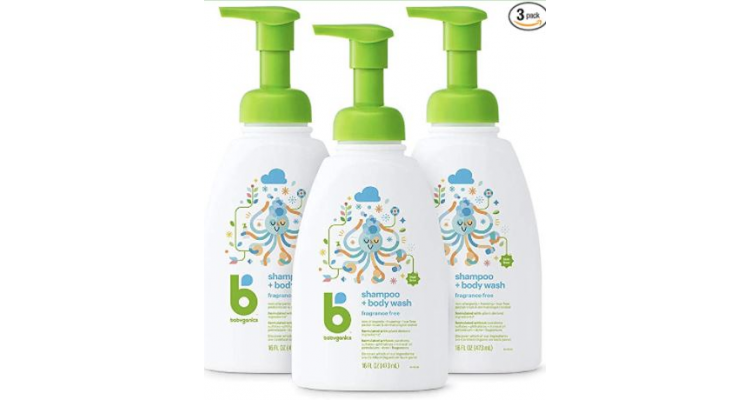 Babyganics 纯天然婴幼儿产品特卖 2大瓶洗手液$8.8