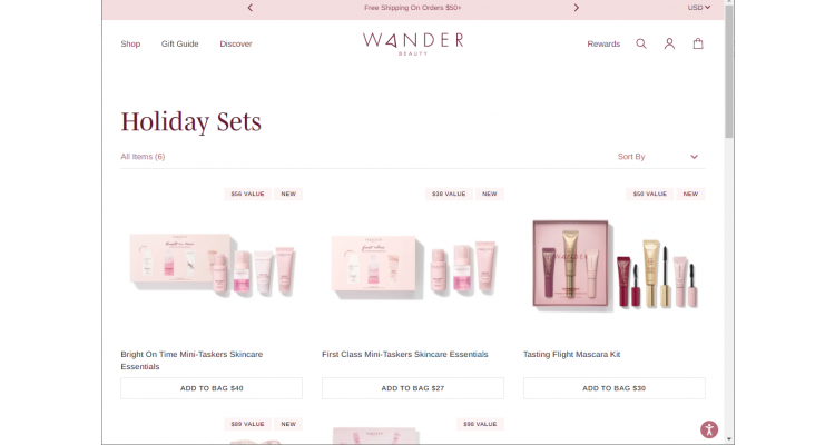 Wander Beauty 全场美妆护肤无门槛7折热卖