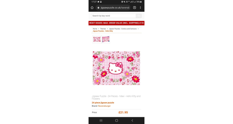 hello kitty 拼图