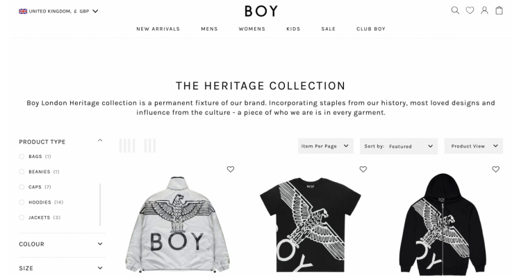 BOY London官网低至3折