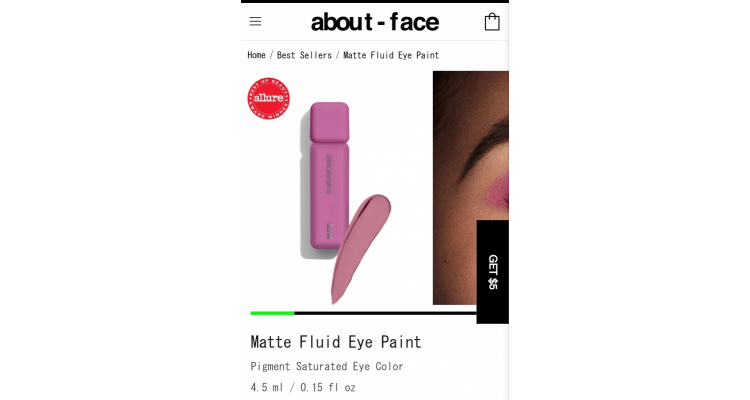 about face哑面眼影液