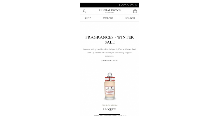 Penhaligon's 香氛蜡烛折扣