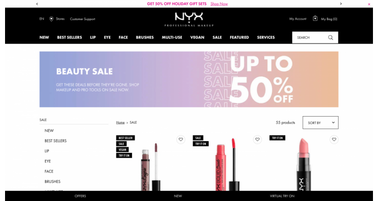 NYX Professional Makeup优惠