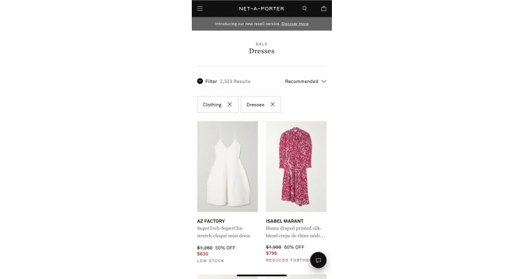 NET-A-PORTER 裙装专场折扣