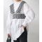 Discoat 几何学柄ショートビスチェ