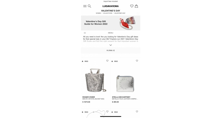 LUISAVIAROMA 情人节大促