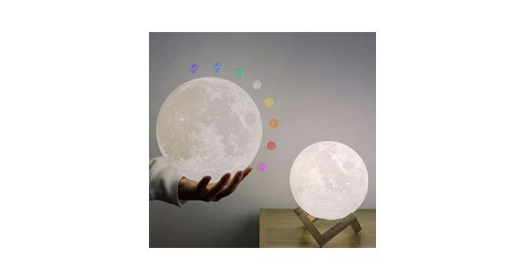 Mono Living LED 月亮小夜灯 带支架 16种颜色可