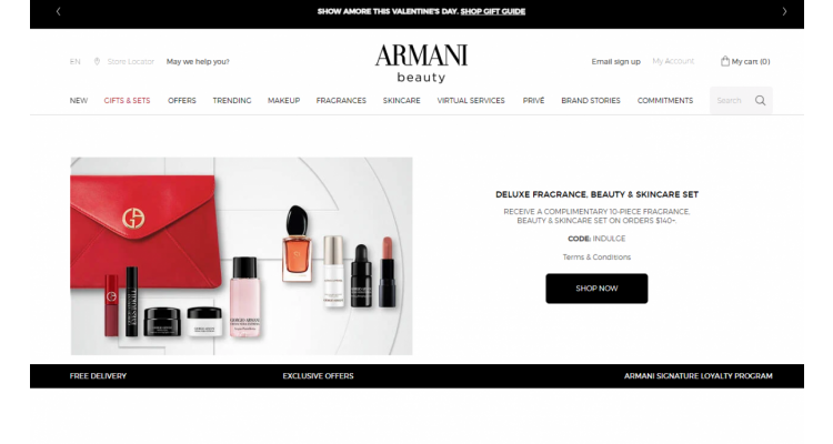 Giorgio Armani Beauty 精选美妆8折热卖