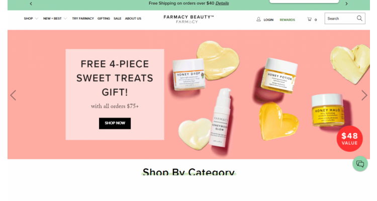 Farmacy满$50享8.5折，满$75享8折