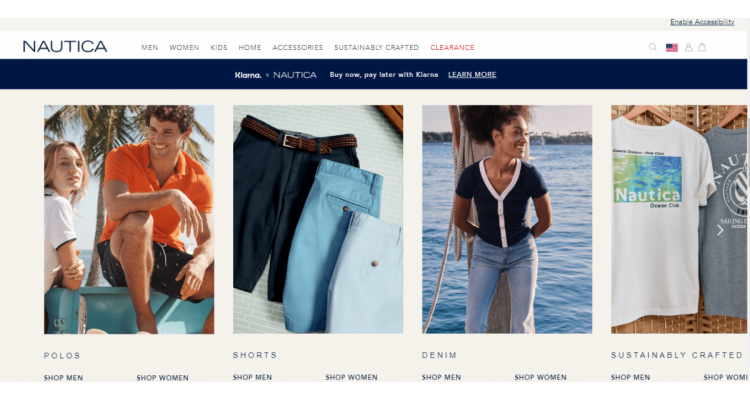 Nautica 满$100享额外8.5折