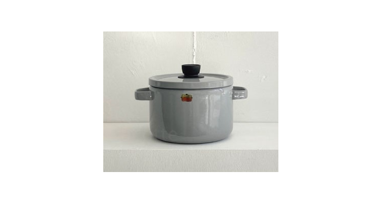 Honey Ware 富士珐瑯锅 22cm 浅灰色