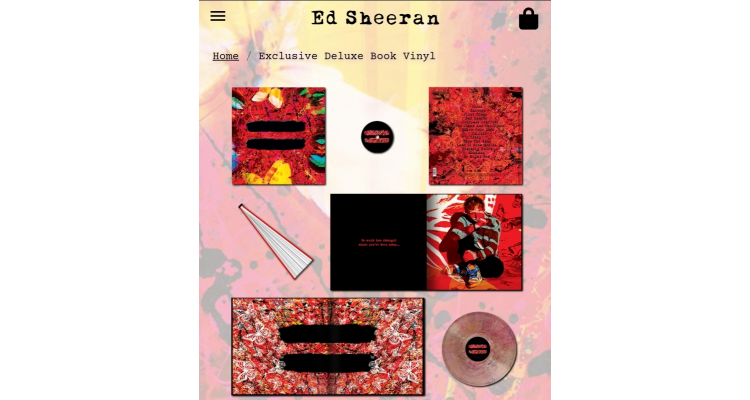Ed Sheeran豪华版黑胶