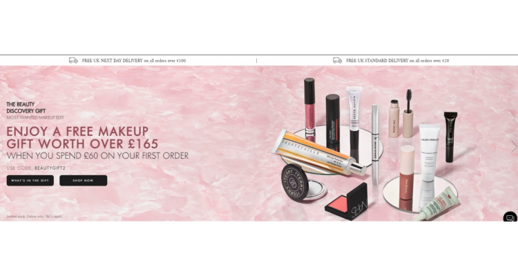 Space NK UK 满 £60送价值 £165化妆品大礼包