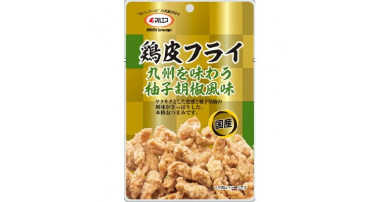 柚子胡椒风味鸡皮