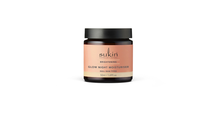 Sukin, 夜间亮肤保湿霜