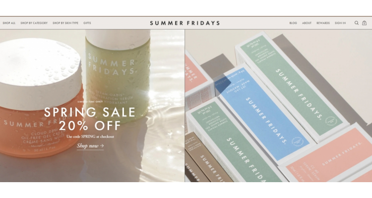 Summer Fridays美国官网春季优惠八折