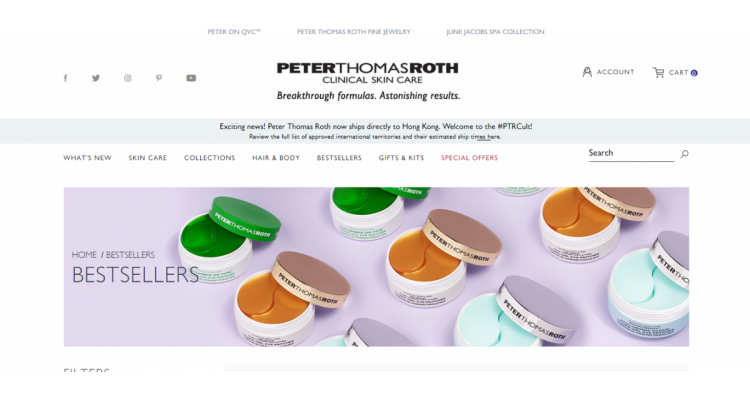 Peter Thomas Roth 全场护肤低至7折热卖