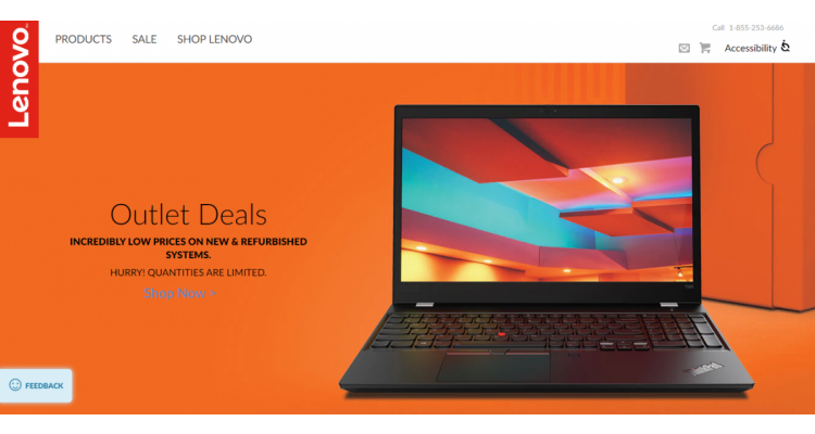 Lenovo US 现有 Outlet 大促