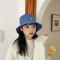 卡通渔夫帽女百搭防晒遮阳帽子日系小清新夏天时尚盆帽