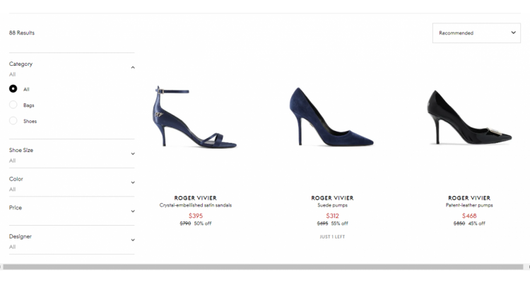 Roger Vivier 美鞋热卖 低至2折+部分8折