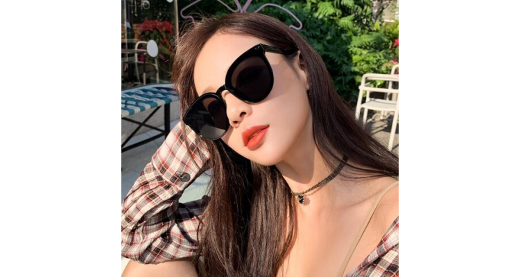 太阳眼镜明星网红款墨镜女2020新款GM港味韩版潮街拍圆脸防紫外