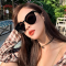 太阳眼镜明星网红款墨镜女2020新款GM港味韩版潮街拍圆脸防紫外