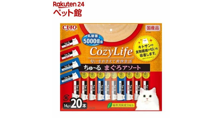 CIAO Cozy Life 金枪鱼拼盘 20条