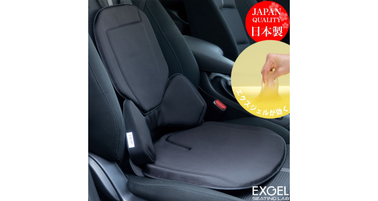 EXGEL Hug Drive Slim汽车用轻薄背靠坐垫 