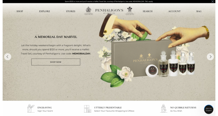 Penhaligon's 赠品优惠