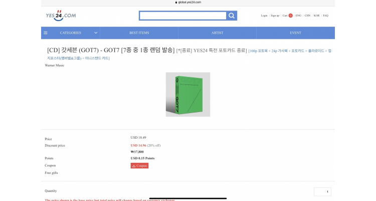 GOT7 韩国专辑