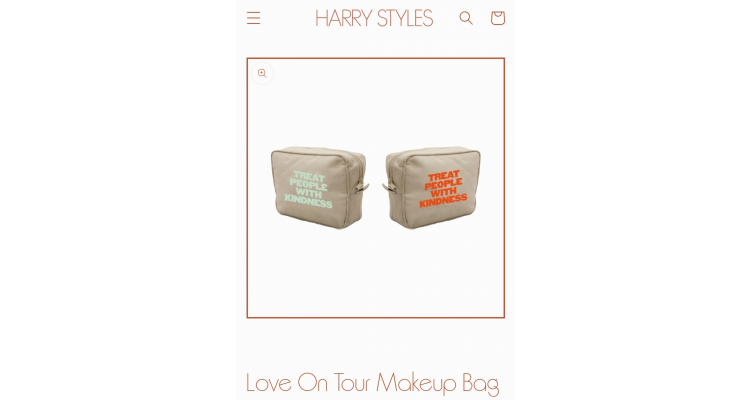 harry styles周边化妆袋