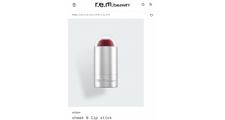 rem beauty唇颊两用cream stick