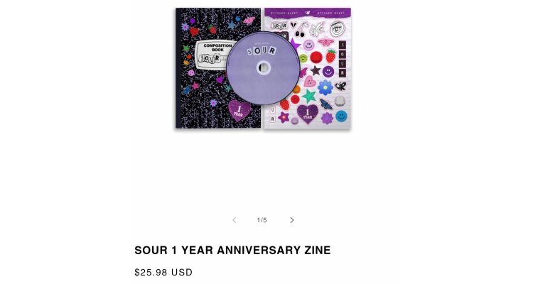Olivia Rodrigo “SOUR”一周年纪念特刊