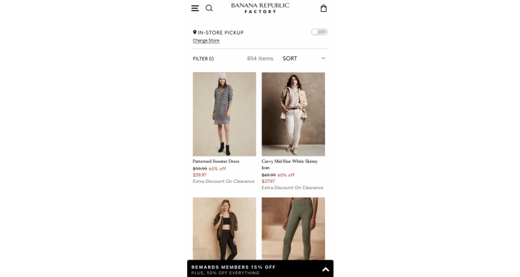 Banana Republic Factory特价