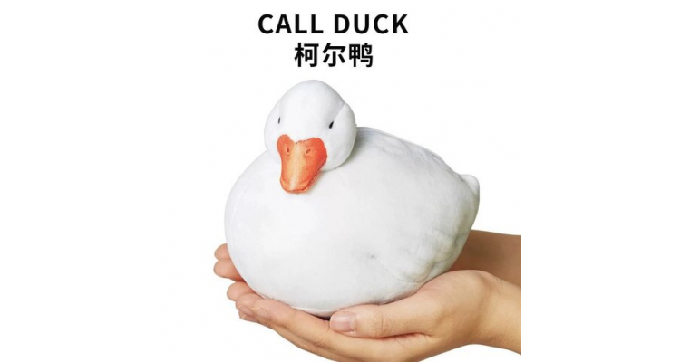 玩偶 鸭子公仔 科尔鸭生日礼物