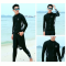 BRIGHT LELE 男士防晒冲浪泳衣套装 3 件装