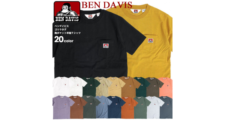 BEN DAVIS 圆领口袋  T-shirt 
