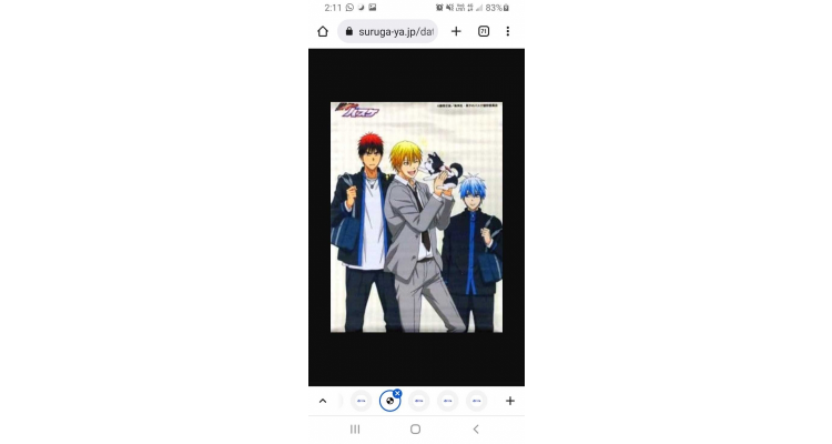 黑子的篮球 插图挂画系列A.黒子＆火神＆黄瀬＆哲也2号