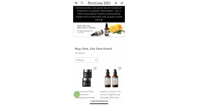 Perricone MD 精选护肤套装买1送1
