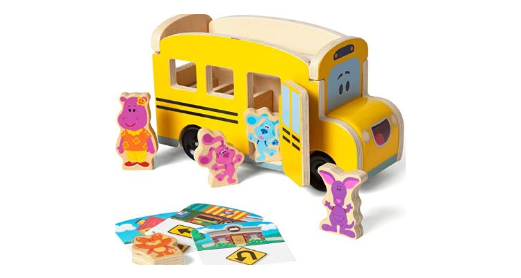 Melissa & Doug 校车玩具套装 全木制作、生动可爱
