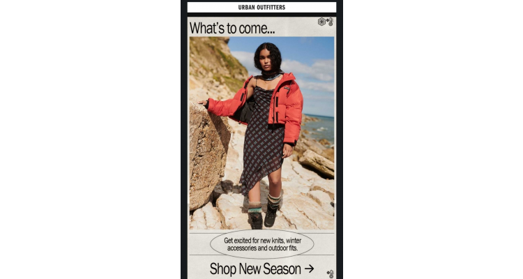 UrbanOutfitters 首次APP下单购物八五折