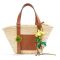 Loewe mini Slit藤织袋