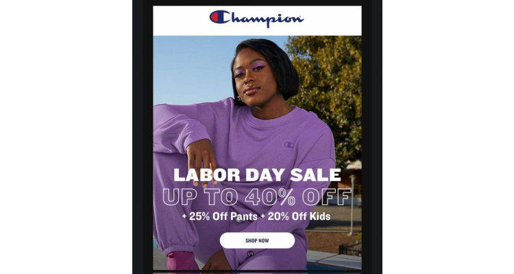 Champion 美国劳动节大优惠