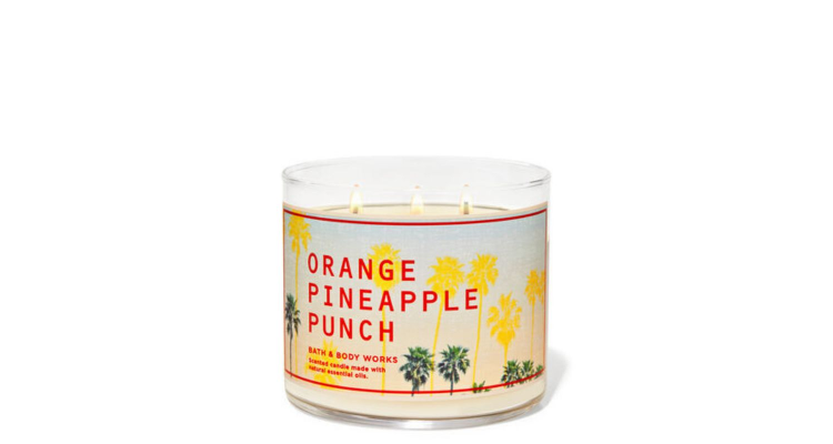 ORANGE PINEAPPLE PUNCH 三芯香薰蜡烛 