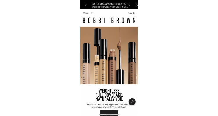 Bobbi Brown Cosmetics 特价